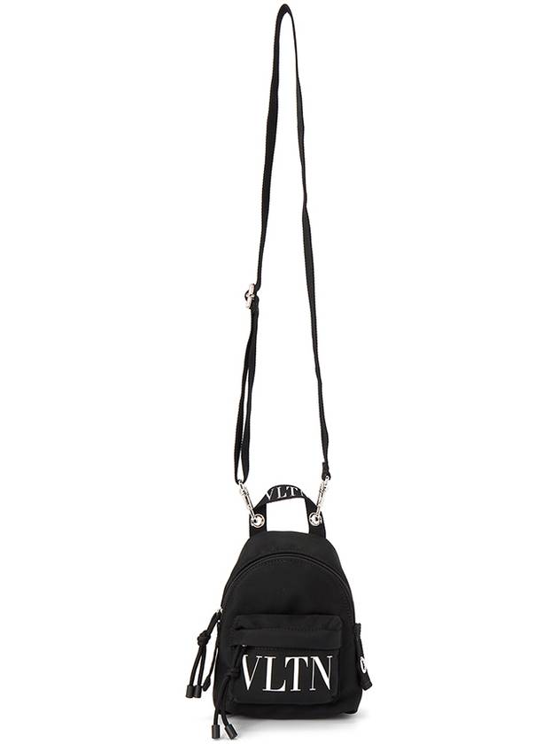 Logo Backpack Black - VALENTINO - BALAAN 8