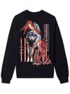 12th Anniversary Wolf Print Sweatshirt CMBA009F175060041088 - MARCELO BURLON - BALAAN 2