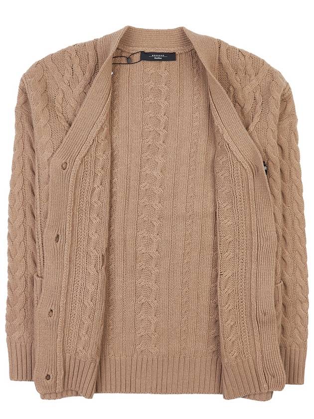 Women's Sponda Wool Cardigan SPONDA 004 - MAX MARA - BALAAN 8