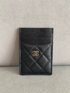 Classic Gold CC Logo Caviar Card Wallet Black - CHANEL - BALAAN 3