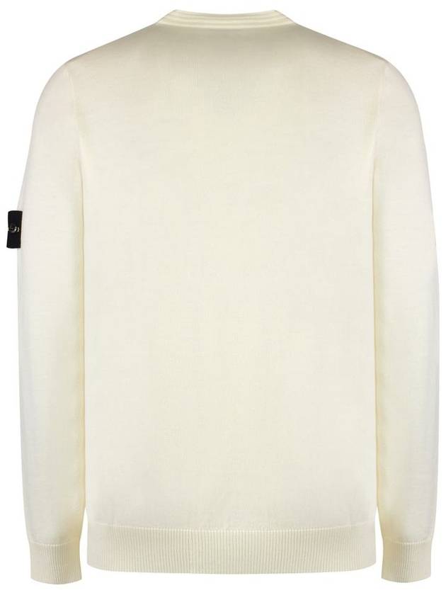 Stone Island Virgin Wool Crew-Neck Pullover - STONE ISLAND - BALAAN 2