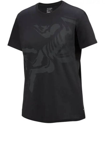 Bird Cotton Short Sleeve T-Shirt Black - ARC'TERYX - BALAAN 1