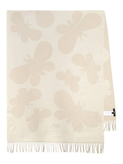 Cresta Wool Muffler Ivory - MAX MARA - BALAAN 2