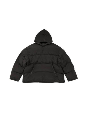 Sporty B Hooded Padding Black - BALENCIAGA - BALAAN 1