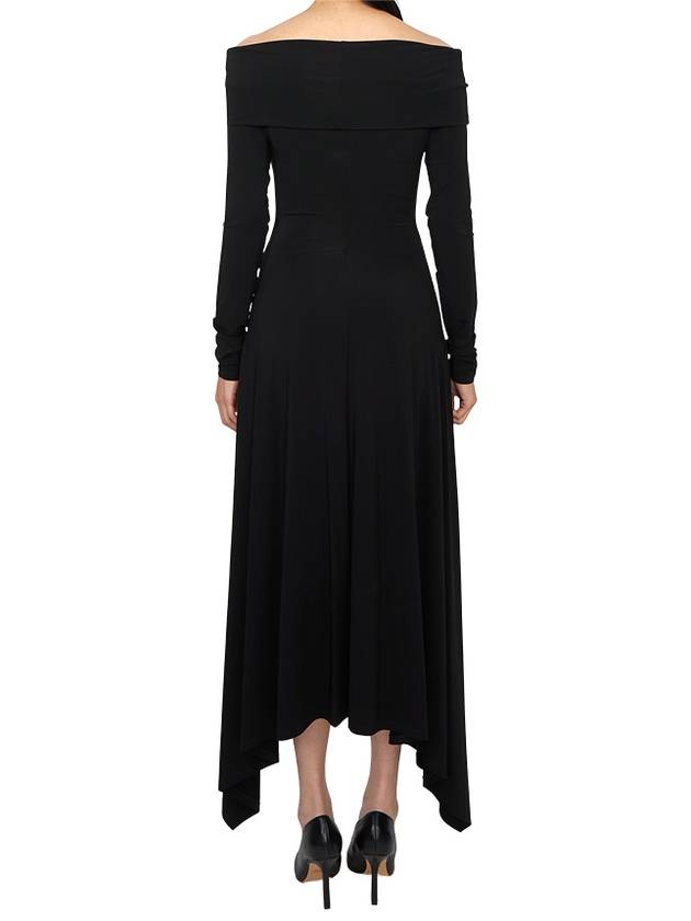 Gerla Off Shoulder Long One Piece Black - MAX MARA - BALAAN 4