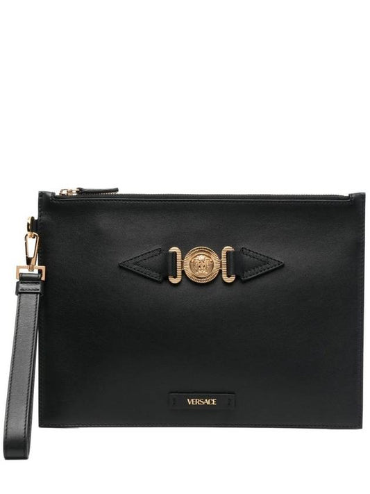 Medusa Biggie Clutch Bag Black - VERSACE - BALAAN 2