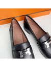 Paris Loafer Women's Black Silver Silver H201199Z - HERMES - BALAAN 3