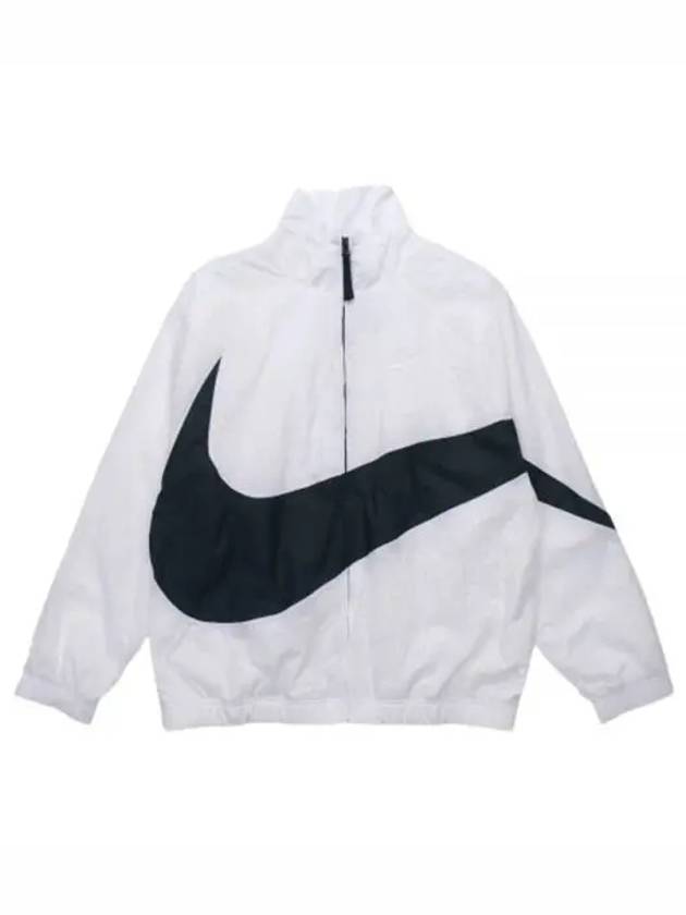 Big Swoosh Woven Windbreaker White - NIKE - BALAAN 2