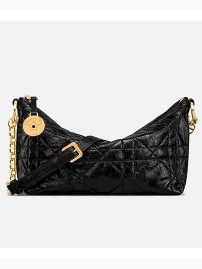 Diorstar Chain Hobo Shoulder Bag Black - DIOR - BALAAN 2