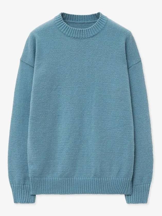 Alpha crewneck round knit sky blue - BLONDNINE - BALAAN 6