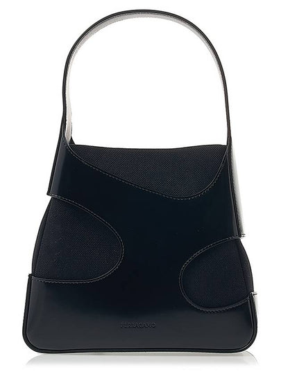 Cut-Out Detail Small Shoulder Bag Black - SALVATORE FERRAGAMO - BALAAN 2