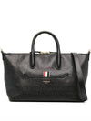 Pebble Grain Small Duffel Bag Black - THOM BROWNE - BALAAN 2