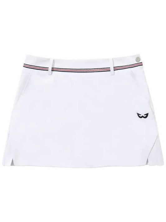 Golf Wear Back Pleated Culotte Golf Skirt WB21SUWQ01WH White - WHITEBALL - BALAAN 2