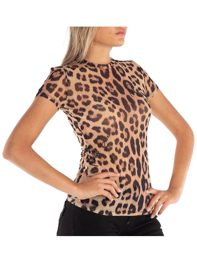 Philipp Plein Leopard Print Round Neck T-Shirt, Size X-Small - PHILIPP PLEIN - BALAAN 2