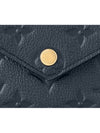 Victorine Monogram Empreinte Half Wallet Navy - LOUIS VUITTON - BALAAN 5