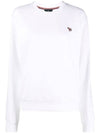 Women's Zebra Logo Sweatshirt White - PAUL SMITH - BALAAN 1