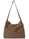 Leopard print eco bag Camel - THE GREEN LAB - BALAAN 3