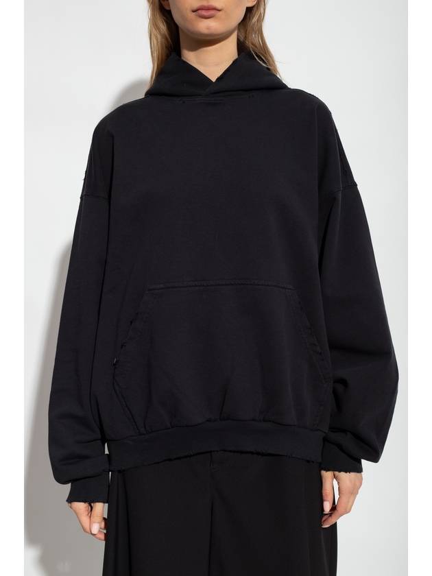 Medium Fit Hoodie Black - BALENCIAGA - BALAAN 4