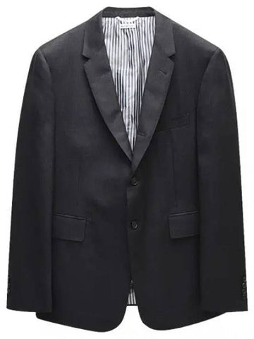 Blazer Classic Fit RWB Tab Super 120 Count Twill Wool Jacket - THOM BROWNE - BALAAN 1