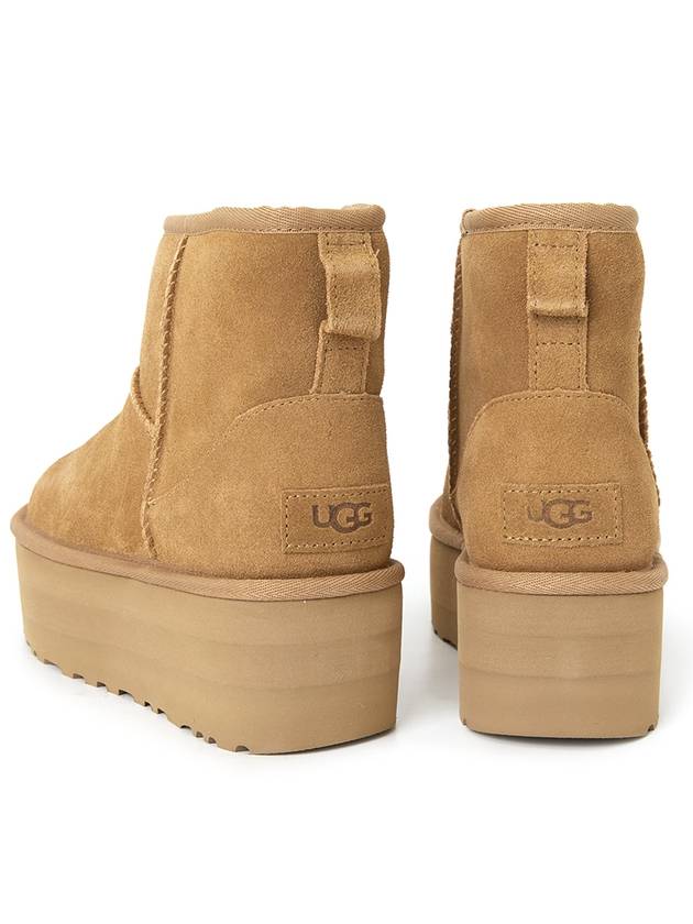 Classic Mini Platform Suede Winter Boots Chestnut - UGG - BALAAN 7