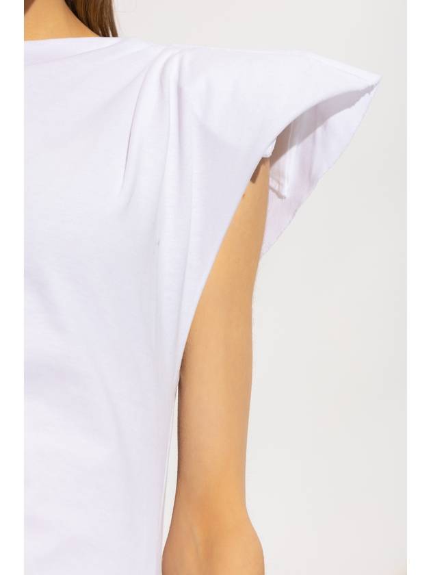 Isabel Marant ‘Sebani’ Cotton T-shirt, Women's, White - ISABEL MARANT - BALAAN 5