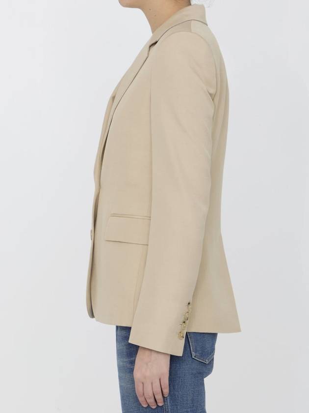 Suit Jacket 6500943DU7012600 BEIGE - STELLA MCCARTNEY - BALAAN 4