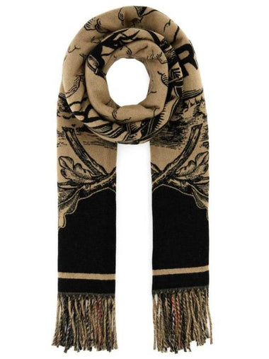 Check EKD Reversible Cashmere Muffler Archive Beige - BURBERRY - BALAAN 1