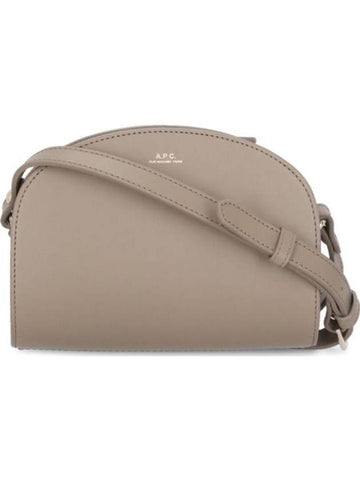 Demi Lune Half Moon Cross Bag Grey - A.P.C. - BALAAN 1