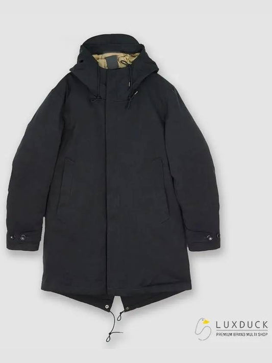 Hooded Down Core Parka Black - TEN C - BALAAN.