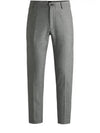 Green H Kane Trousers 50519106 001 Micro Check Regular Fit Pants - HUGO BOSS - BALAAN 1