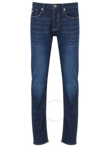 Emporio Armani Whisker Lines J75 Slim-Fit Denim Jeans, Waist Size 36" - EMPORIO ARMANI - BALAAN 1