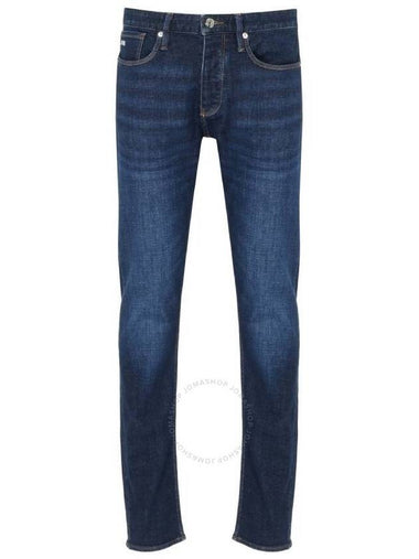 Emporio Armani Whisker Lines J75 Slim-Fit Denim Jeans, Waist Size 36