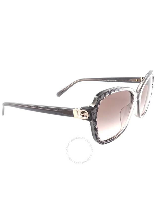 Coach Grey Pink Gradient Irregular Ladies Sunglasses HC8349U 57103B 56 - COACH - BALAAN 3