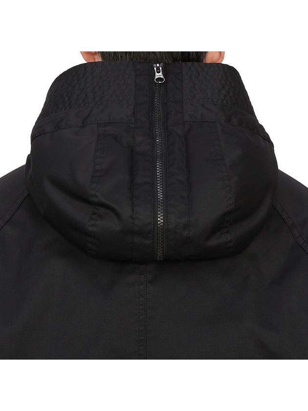 710F2 Ghost Performance Twill Wool-TC Down Parka Black - STONE ISLAND - BALAAN 9