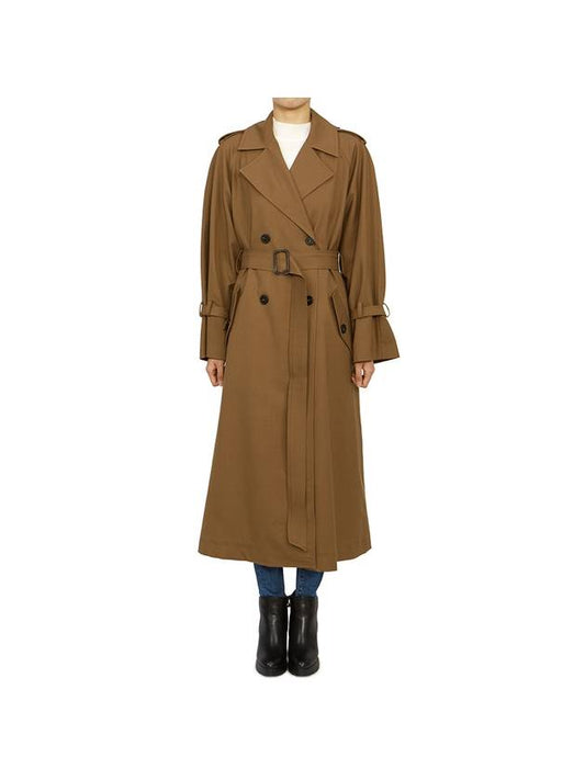 Barni Trench Coat Brown - MAX MARA - BALAAN 2