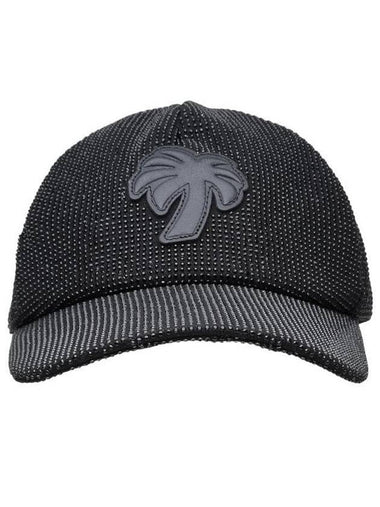 Big Palm Ball Cap Black - PALM ANGELS - BALAAN 1