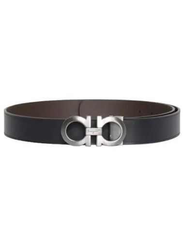 Ferragamo Double Gancini Reversible Men s Belt Waistband - SALVATORE FERRAGAMO - BALAAN 1