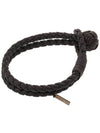 Intrecciato Double Weaving Bracelet Brown - BOTTEGA VENETA - BALAAN 4