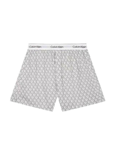 Cotton Poplin Boxer Briefs Grey - CALVIN KLEIN - BALAAN 1