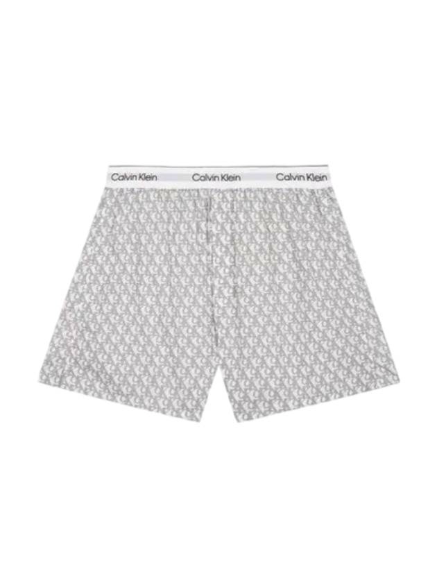 Cotton Poplin Boxer Briefs Grey - CALVIN KLEIN - BALAAN 1