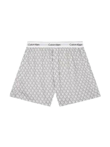 Cotton Poplin Boxer Briefs Grey - CALVIN KLEIN - BALAAN 1