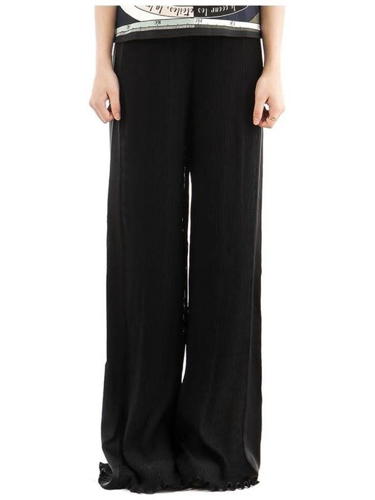 Damen Plissee Wide Pants Black - MAX MARA - BALAAN 2