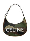 Camouflage Canvas Ava Shoulder Bag Green - CELINE - BALAAN 2