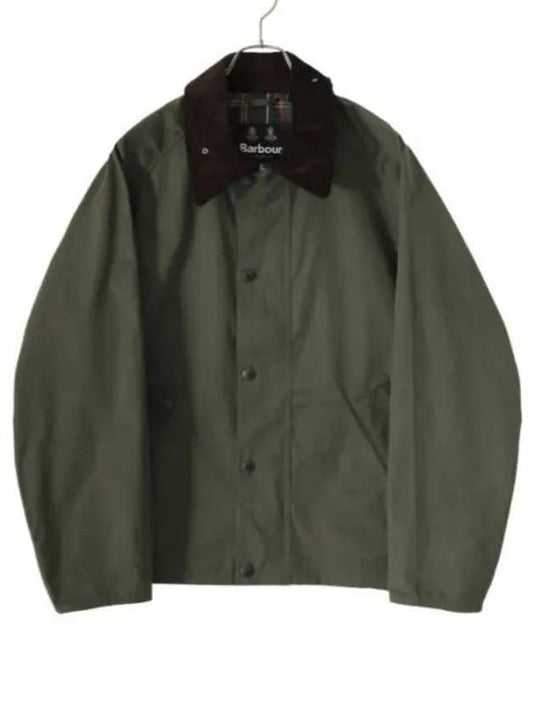 OS Transporter Casual Zip Up Jacket Sage - BARBOUR - BALAAN 2