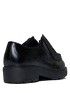 Diapason Opaque Brushed Leather Lace-Up Shoes Black - PRADA - BALAAN 5