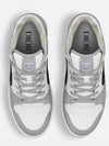 Oblique Detail Leather Low Top Sneakers White Grey - DIOR - BALAAN 6