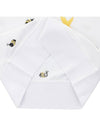 Bird Bee Milano Cotton Intarsia Short Sleeve T-Shirt White - THOM BROWNE - BALAAN 9