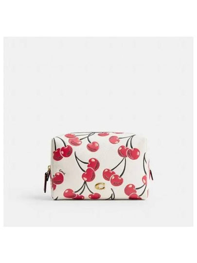 Essentials Cosmetic Cherry Pouch Bag White - COACH - BALAAN 2