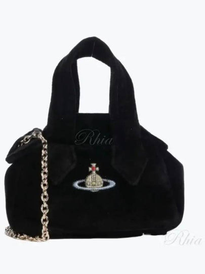 Archive Mini Yasmine Tote Bag Black - VIVIENNE WESTWOOD - BALAAN 2