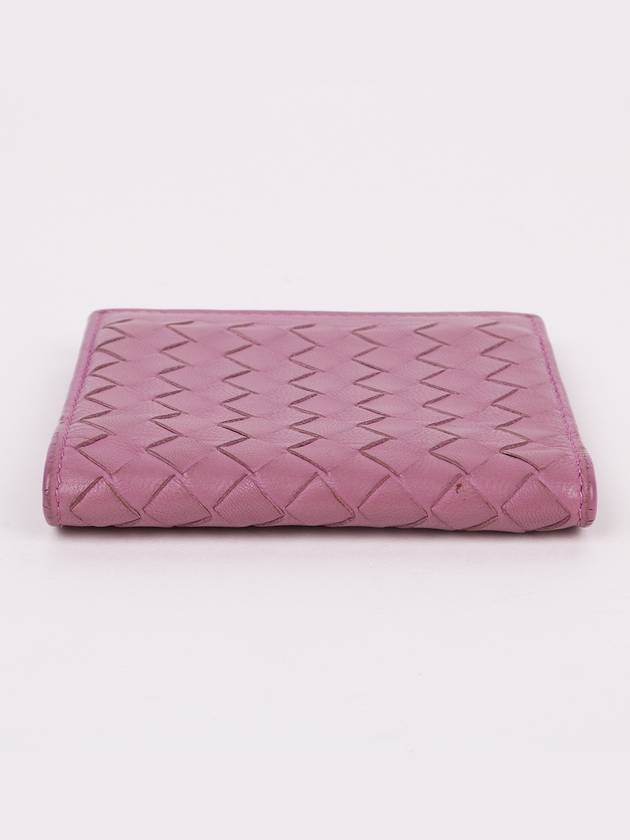 Light pink leather women s card wallet - BOTTEGA VENETA - BALAAN 6